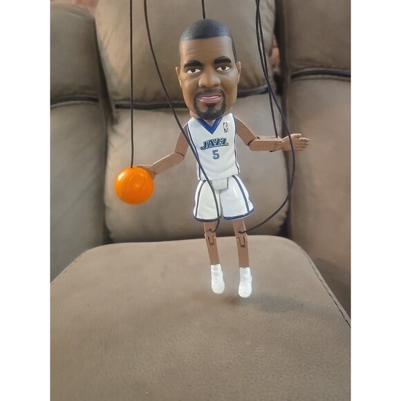 NBA Utah Jazz Carlos Boozer Marinette Doll Puppet Deseret Morning News HTF - Picture 6 of 8